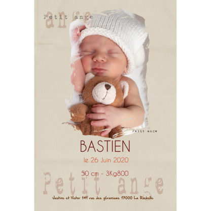 Faire-part magnet Bastien
