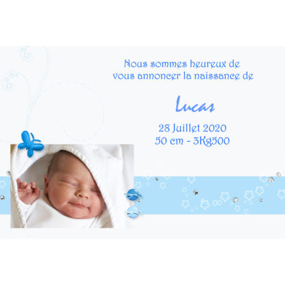 Faire-part magnet Lucas