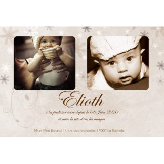 Faire-part magnet Elioth