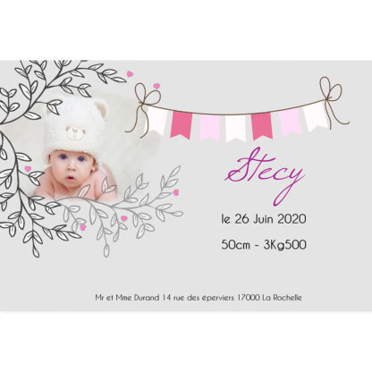 Faire-part magnet Stecy