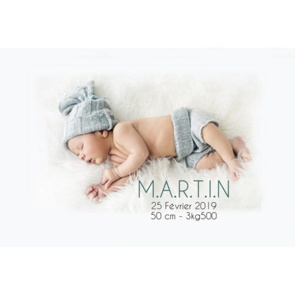 Faire-part magnet Martin