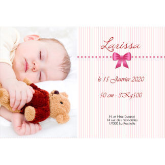 Faire-part magnet Larissa