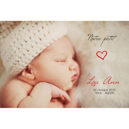 Faire-part magnet Lou Ann