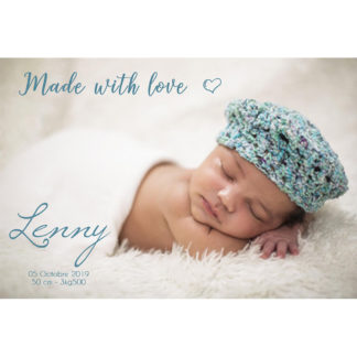 Faire-part magnet Lenny