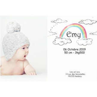 Faire part magnet Emy