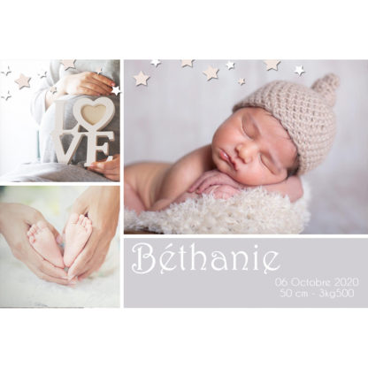 Faire-part magnet Bethanie