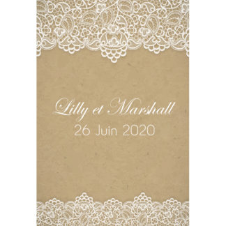 Save the date Lilly et Marshall