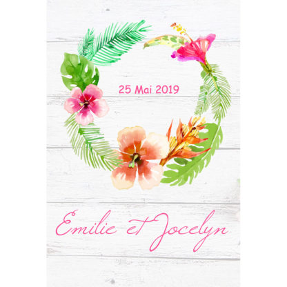 Save the date Emilie et Jocelyn
