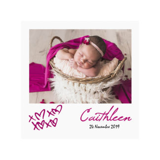 Faire-part magnet Caithleen