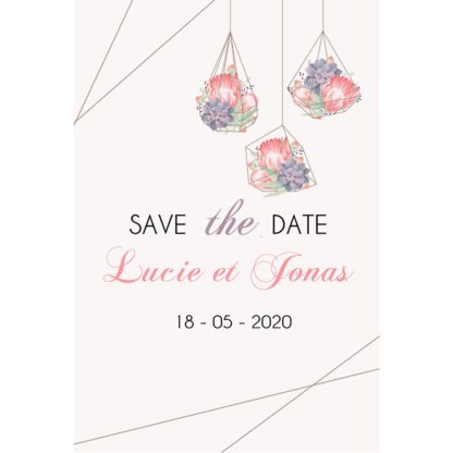 Save the date Lucie et Jonas
