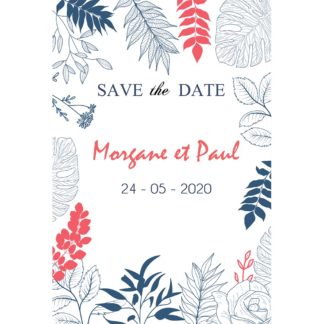 Save the date Morgane et Paul