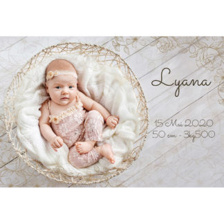 Faire-part magnet Lyana