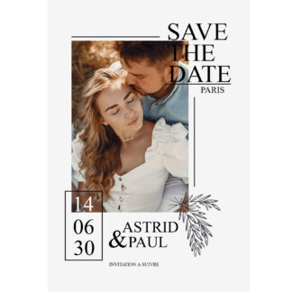 Save the date magnet - Eclat d'amour