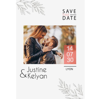 Save the date magnet - Instant précieux
