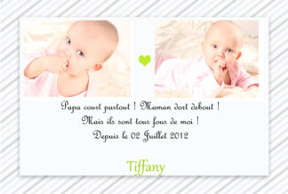 Faire-part magnet Tiffany